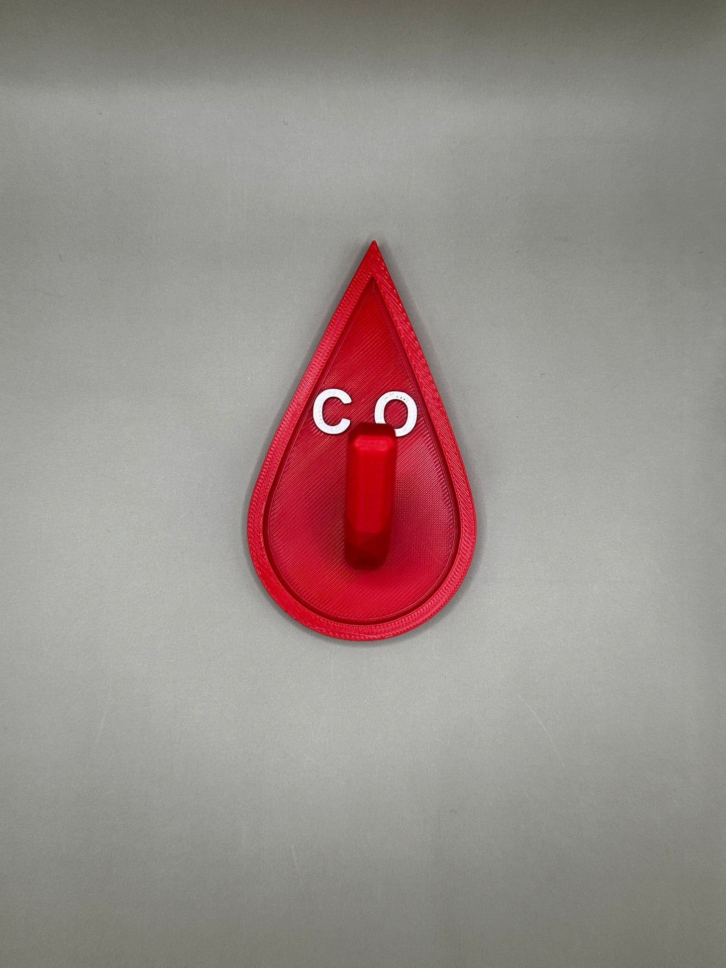 Personalized Blood drop wall hanger
